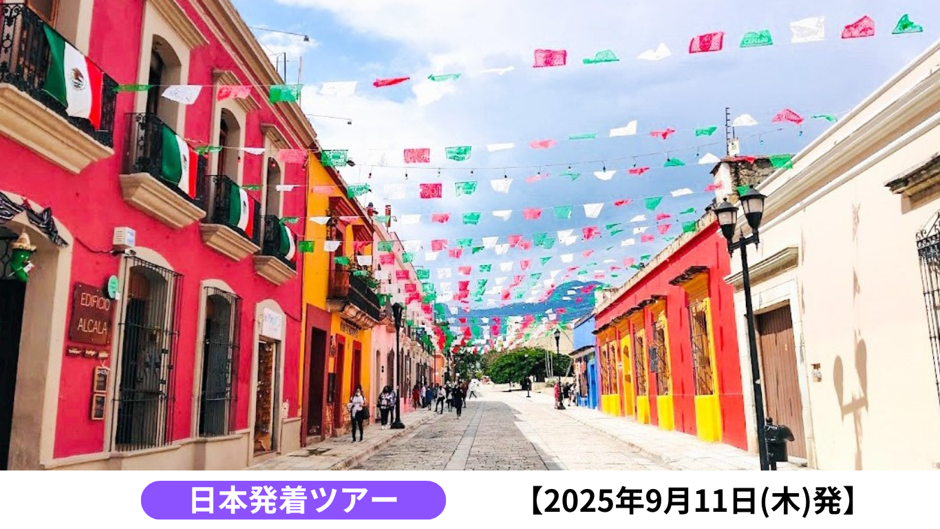メキシコ独立記念日と 無形文化遺産のメキシコ料理を体感する8日間　【料理研究家・石井美音さんと巡る美食の街オアハカ】